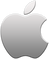 logo apple the silver